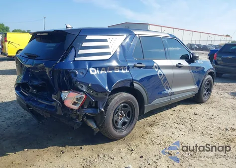 2023 Ford Police Interceptor из США, поврежденный, VIN 1FM5K8AC6PGA34268